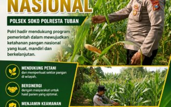 Polsek Soko Polresta Tuban Turun Langsung Cek Tanaman Jagung Warga
