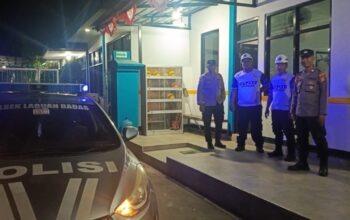 Cegah Tindak Pidana 3C dan Objek Vital, Piket Jaga Polsek Labuhan Badas Gelar Patroli Blue Light