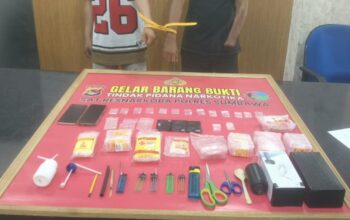 Gerebek Bandar Narkoba di Plampang, Sat Resnarkoba Polres Sumbawa Amankan 3 Pria dan 14 Poket Sabu