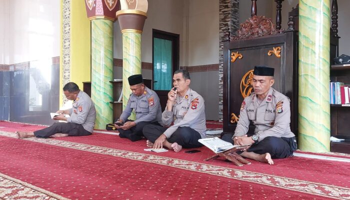 POLRES DOMPU GELAR BINROHTAL, PERKUAT IMAN DAN MENTAL PERSONEL DALAM MENJALANKAN TUGAS