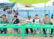 Bhabinkamtibmas Polsek Madapangga, Hadiri dan Monitoring Penutupan Turnamen Sepak Bola Tingkat RT Desa Dena