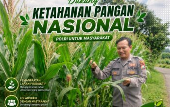 Dukung Astacita, Polsek Palang Polresta Tuban Pantau Langsung Lahan Jagung milik warga Desa Tasikmadu
