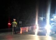 Tekan Pelanggaran dan Cegah Kejahatan Jalanan, Satlantas Polres Bima Gelar Rawan Malam