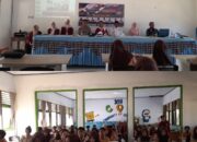 “Police go to School” Kanit Binmas Polsek Sanggar, Jadi Pemateri Penyuluhan Tentang Kesadaran Hukum dan bebas dari Narkoba