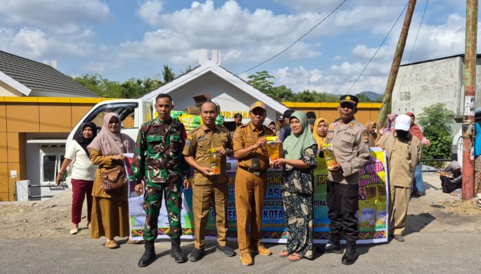 Jaga Stabilitas Harga Pangan, Sat Binmas Polres Bima Kota Hadiri Gerakan Pangan Murah
