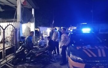 Gencarkan Harkamtibmas, Polsek Lape Gelar Patroli Blue Light dan KRYD Sasar Kejahatan Jalanan