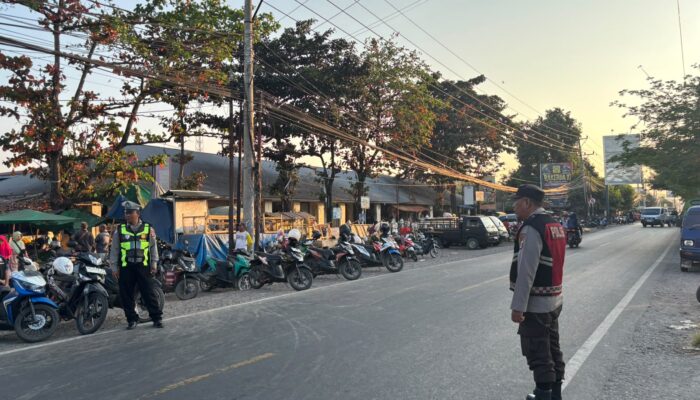 Polsek Tanjung Gelar Pengamanan Rawan Pagi di Pasar Umum, Pastikan Arus Lalu Lintas dan Aktivitas Warga Lancar