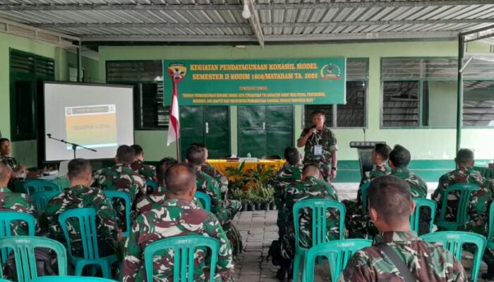 Koramil Model Cetak Prajurit Teritorial Profesional dan Adaptif