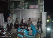 Patroli Blue Light Strong Point Polsek Asakota Sambangi Warga dan Pemuda, Cegah Gangguan Kamtibmas
