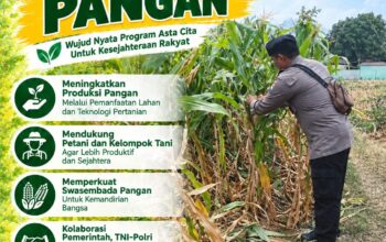Polri Dukung Astacita, Polsek Merakurak Polres Tuban Turun Cek Tanaman Jagung Warga di Desa Tuwiri Wetan