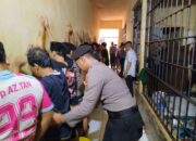 Sat Tahti Polres Bima Kota Laksanakan Pemeriksaan Rutin Ruang Tahanan, Antisipasi Barang Terlarang