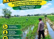 Polri Dukung Astacita, Polsek Semanding Polresta Tuban Turun Cek Tanaman jagung milik Warga di Desa Tegalagung