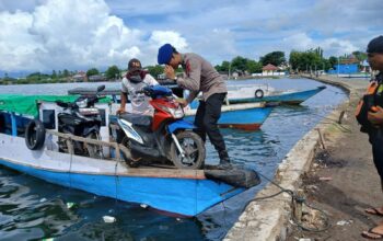 Melalui Patroli Perairan, Satpolairud Polres Bima Kabupaten Pantau Aktivitas Warga Pesisir dan Jalur Pelayaran