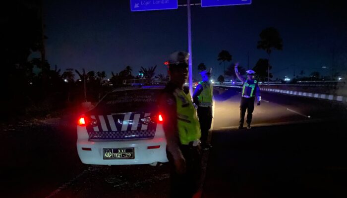 Satlantas Polres Lombok Barat Intensifkan Patroli Malam Jalur Bypass BIL 2 Jelang Jam Rawan