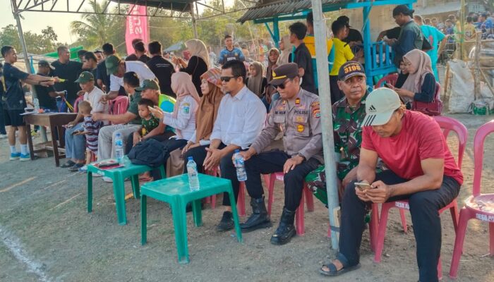 Polsek Hu’u Kawal Pembukaan Turnamen Mini Soccer Antar Angkatan Se-Kecamatan Hu’u 2026