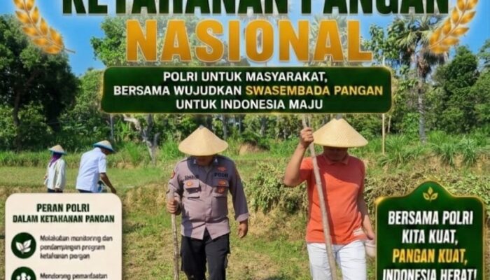DUKUNG ASTA CITA, POLSEK KEREK KOMITMEN KUATKAN KETAHAN PANGAN DI WILAYAH BINAAN