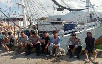 Polsek Kawasan Pelabuhan Laut Bima Gelar Patroli Rutin, Sasar Aktivitas Bongkar Muat