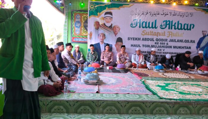 Pengajian Haul ke-888 Syaikh Abdul Kadir Jaelani di Pekat, Polsek Pastikan Kegiatan Berlangsung Aman dan Kondusif