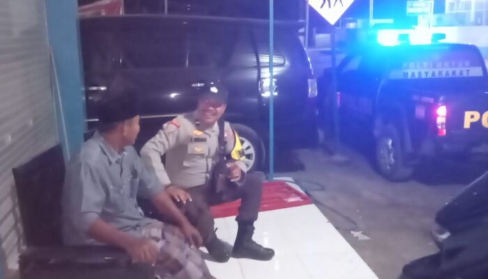 Polsek Ambalawi Gelar Patroli Blue Light, Antisipasi 3C dan Gangguan Kamtibmas