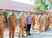 Jadi Irup Bendera di SMA Negeri 2 Woha ini Pesan Kapolsek Woha