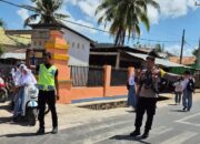 Cegah Tawuran Pelajar, Bhabinkamtibmas Polsek Monta Laksanakan Penjagaan dan Gatur Lalin di SMAN 2 Monta