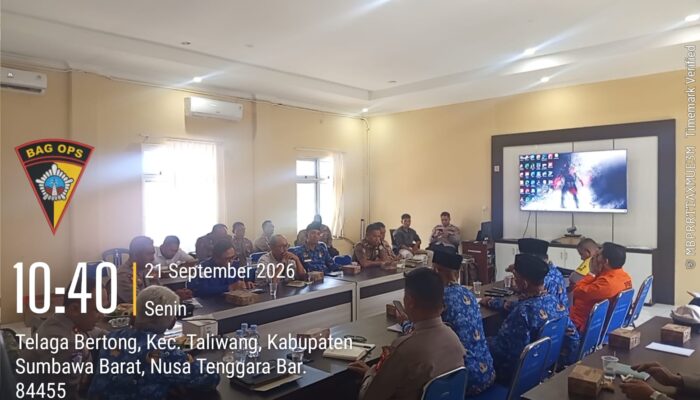 Polres Sumbawa Barat Gelar Rakor Simulasi Sispam Kota 2026, Matangkan Kesiapan Pengamanan Pilkades Serentak