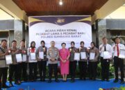 Kapolres Sumbawa Barat Berikan Reward kepada Personel Peraih Medali Porprov NTB