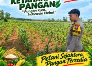 Polri Dukung Astacita, Polsek Merakurak Polres Tuban Turun Cek Tanaman Jagung Warga di Desa Tuwiri Wetan