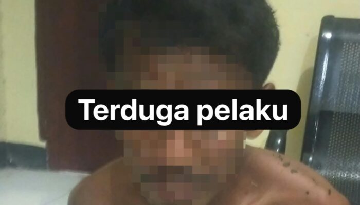 Polsek Dompu Amankan Terduga Pelaku Dugaan Percobaan Pemerkosaan, Cegah Aksi Main Hakim Sendiri