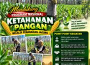 Dukung Asta Cita, Polsek Parengan Turun Langsung Pantau Ladang Jagung Warga Desa Parangbatu