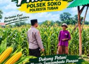 Polri Dukung Astacita, Polsek Merakurak Polres Tuban Turun Cek Tanaman Jagung Warga di Desa Tuwiri Wetan