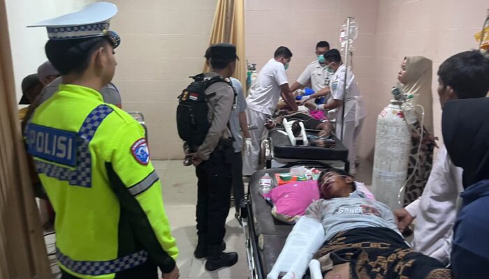 Kecelakaan Dua Sepeda Motor di Riwo, Satu Pengendara Meninggal Dunia, Satu Kritis
