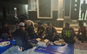 Bhabinkamtibmas Desa Gelanggang Laksanakan Pengamanan Deklarasi Calon Kepala Desa