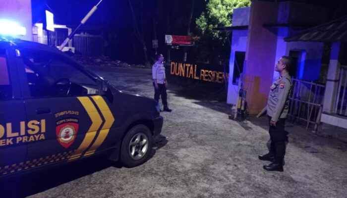 Polsek Praya Intensifkan Patroli Malam, Antisipasi Kejahatan 3C
