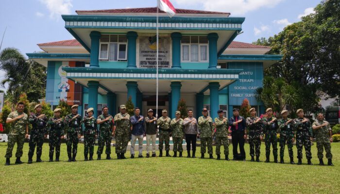 Kodim 1606/Mataram Sambut Kedatangan Kadet UNHAN RI
