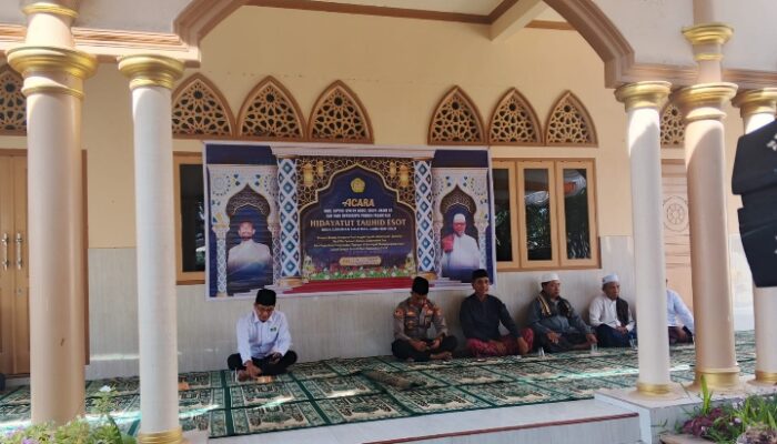 Polsek Labuhan Haji Laksanakan Monitoring dan Pengamanan Haul Syekh Abdul Qadir Al-Jailani di Ponpes Hidayatut Tauhid Esot