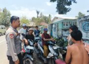 Jalin Kemitraan dengan Masyarakat, Bhabinkamtibmas Desa Lenek Duren  Lakukan DDS dan Sambang
