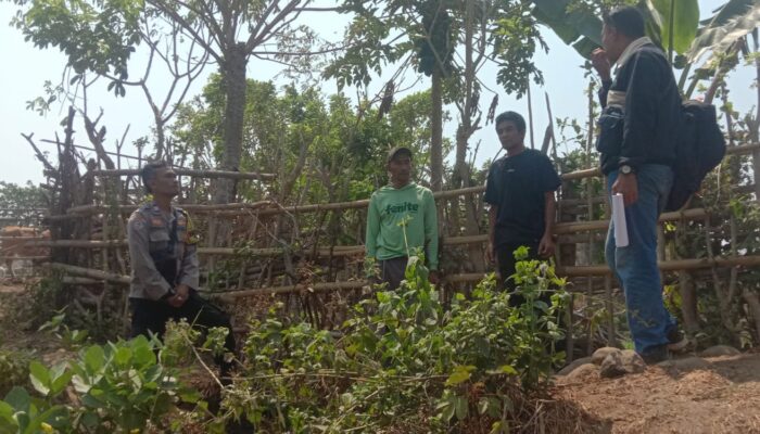 Bhabinkamtibmas Rababaka Ajak Warga Manfaatkan Lahan Kosong untuk Dukung Ketahanan Pangan