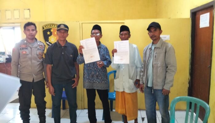 Bhabinkamtibmas Polres Bima Kota Lakukan Problem Solving Terkait Permasalahan Tanah