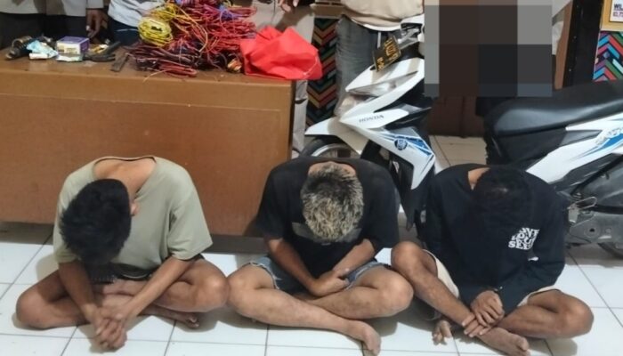 Polsek Rasanae Timur Amankan Tiga Terduga Pelaku Pencurian Kabel Instalasi Listrik di Perumahan Kadole