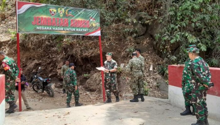 Dua Jembatan Aramco Lombok Utara Rampung, Tim Itdam Turun
