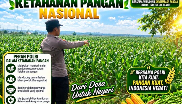 Anggota Polsek Singgahan Polresta Tuban Turun Cek Tanaman jagung Warga di Desa lajo lor