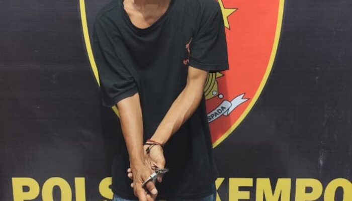 KOLABORASI POLSEK KEMPO DAN SATRESNARKOBA POLRES DOMPU UNGKAP DUGAAN PEREDARAN SABU 17,53 GRAM