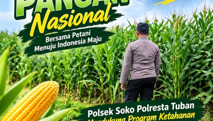 Polsek Soko Polresta Tuban Turun Langsung Cek Tanaman Jagung Warga