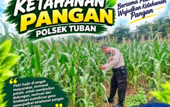 POLSEK TUBAN DUKUNG KETAHANAN PANGAN NASIONAL