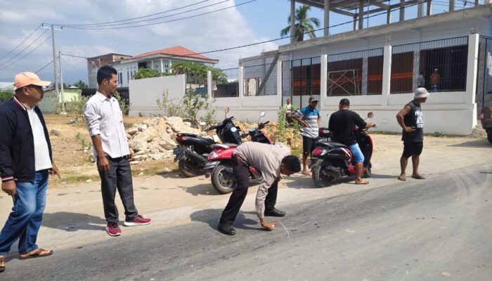 Respons Cepat Aduan Masyarakat, Polsek Sape Tindak Lanjuti Dugaan Tabrak Lari di Desa Bugis