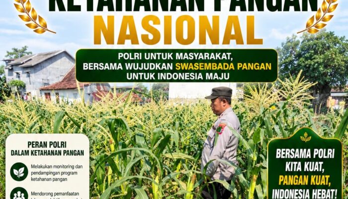 Polri Dukung Astacita, Polsek Rengel Polresta Tuban Turun Cek Tanaman Jagung Warga di Desa Rengel