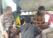 Bhabinkamtibmas Kampasi Meci Ajak Warga Cegah Kebakaran Hutan dan Manfaatkan Pekarangan untuk Ketahanan Pangan