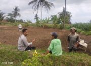 BHABINKAMTIBMAS KADINDI AJAK WARGA MANFAATKAN PEKARANGAN UNTUK KETAHANAN PANGAN