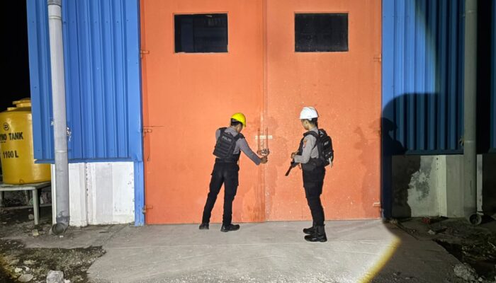 Jaga Keamanan Objek Vital Nasional, Unit Pamobvit Sat Samapta Polres Bima Kota Amankan PLTU Bima